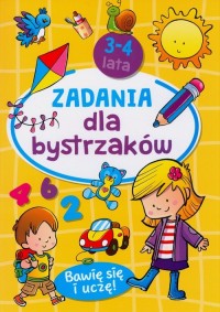 Zadania dla bystrzaków 3-4 lata - okładka podręcznika