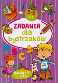 Zadania dla bystrzaków 5-6 lat - okładka podręcznika