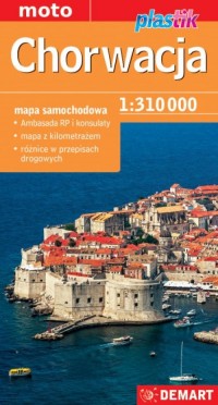 Chorwacja mapa samochodowa 1: 310 - okładka książki