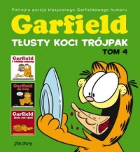 Garfield T.4 Tłusty koci trójpak - okładka książki