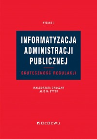 Informatyzacja administracji publicznej. - okładka książki