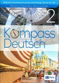 Kompass Deutsch 2 Materiały ćwiczeniowe - okładka podręcznika