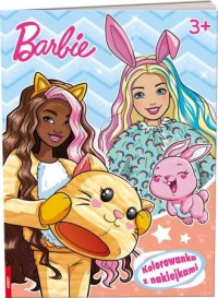 Barbie Kolorowanka Z Naklejkami - okładka książki