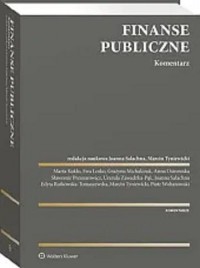 Finanse publiczne Komentarz - okładka książki