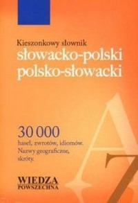Kieszonkowy słownik słowacko-polski, - okładka książki