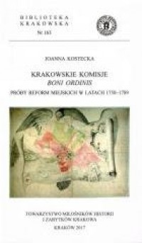 Krakowskie komisje Boni Ordinis. - okładka książki