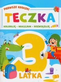 Pierwsze kroczki Teczka 3-latka - okładka książki