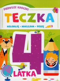 Pierwsze kroczki Teczka 4-latka - okładka książki