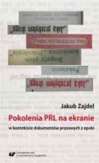 Pokolenia PRL na ekranie w kontekście - okładka książki