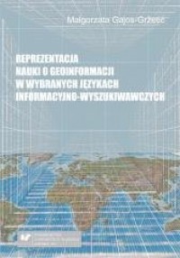 Reprezentacja nauki o geoinformacji - okładka książki
