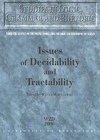 Issues of Decidability and Tractability - okładka książki