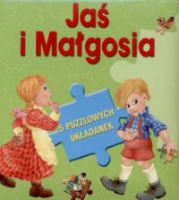 Jaś i Małgosia (5 puzzlowych układanek) - okładka książki