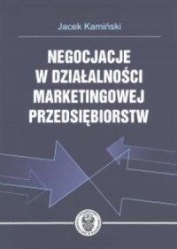 Negocjacje w działalności marketingowej - okładka książki