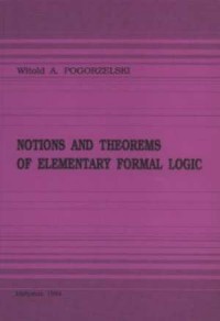 Notions and theorems of elementary - okładka książki