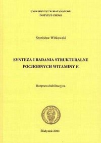 Synteza i badania strukturalne - okładka książki