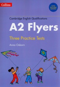 A2 Flyers Three practice tests - okładka podręcznika