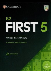 B2 First 5 Students Book with Answers - okładka podręcznika