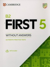 B2 First 5 Students Book without - okładka podręcznika