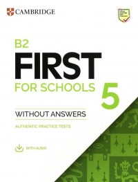 B2 First for Schools 5 Students - okładka podręcznika