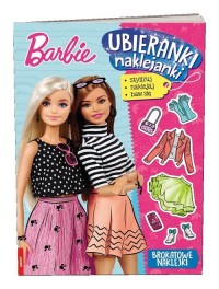 Barbie Ubieranki naklejanki - okładka książki