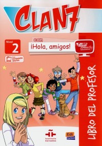 Clan 7 con Hola amogos 2. Przewodnik - okładka podręcznika