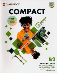 Compact First For Schools B2 Students - okładka podręcznika