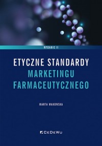 Etyczne standardy marketingu farmaceutycznego - okładka książki