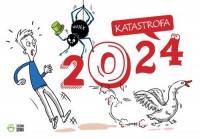 Kalendarz ścienny 2024 Komiks - okładka książki