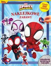 Naklejkowe zabawy Marvel Spidey - okładka książki