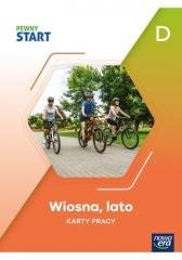 Pewny start. Karty pracy. Wiosna, - okładka książki