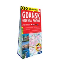 Plastic map Gdańsk Gdynia Sopot - okładka książki