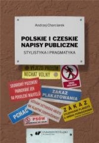 Polskie i czeskie napisy publiczne - okładka książki