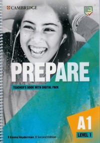 Prepare 1 Teachers Book with Digital - okładka podręcznika