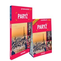 Przewodnik + mapa Paryż light w.2023 - okładka książki
