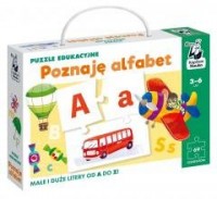 Puzzle edukacyjne Poznaję alfabet - zdjęcie zabawki, gry