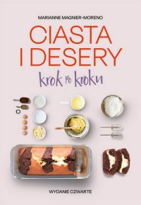 Ciasta i desery krok po kroku - okładka książki