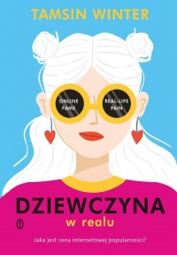 Dziewczyna w realu - okładka książki