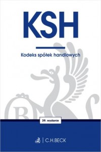 KSH. Kodeks spółek handlowych - okładka książki