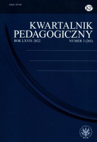 Kwartalnik Pedagogiczny 3(265)/2022 - okładka książki