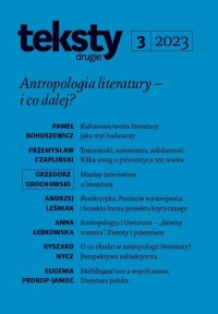 Teksty Drugie 3/2023. Antropologia - okładka książki