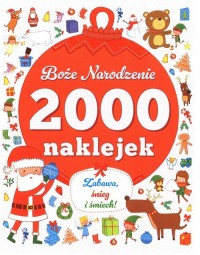 2000 naklejek Boże Narodzenie - okładka książki