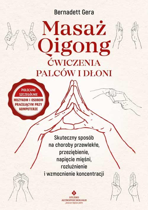 Masaż Qigong - ćwiczenia palców - okładka książki