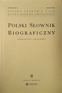 Polski Słownik Biograficzny. Tom - okładka książki