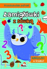 Przedszkolak potrafi Łamigłówki - okładka książki