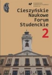 Cieszyńskie Naukowe Forum Studenckie. - okładka książki