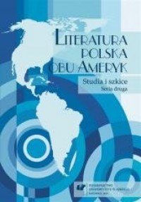 Literatura polska obu Ameryk. Studia - okładka książki