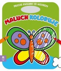 Maluch koloruje motyl - okładka książki