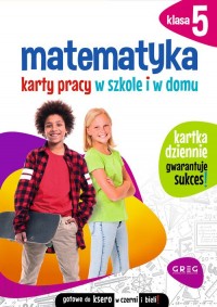 Matematyka Karty pracy w szkole - okładka podręcznika