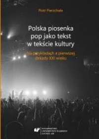 Polska piosenka pop jako tekst - okładka książki