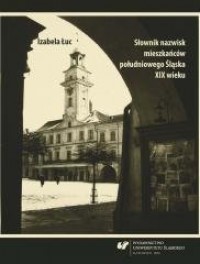 Słownik nazwisk mieszkańców południowego - okładka książki